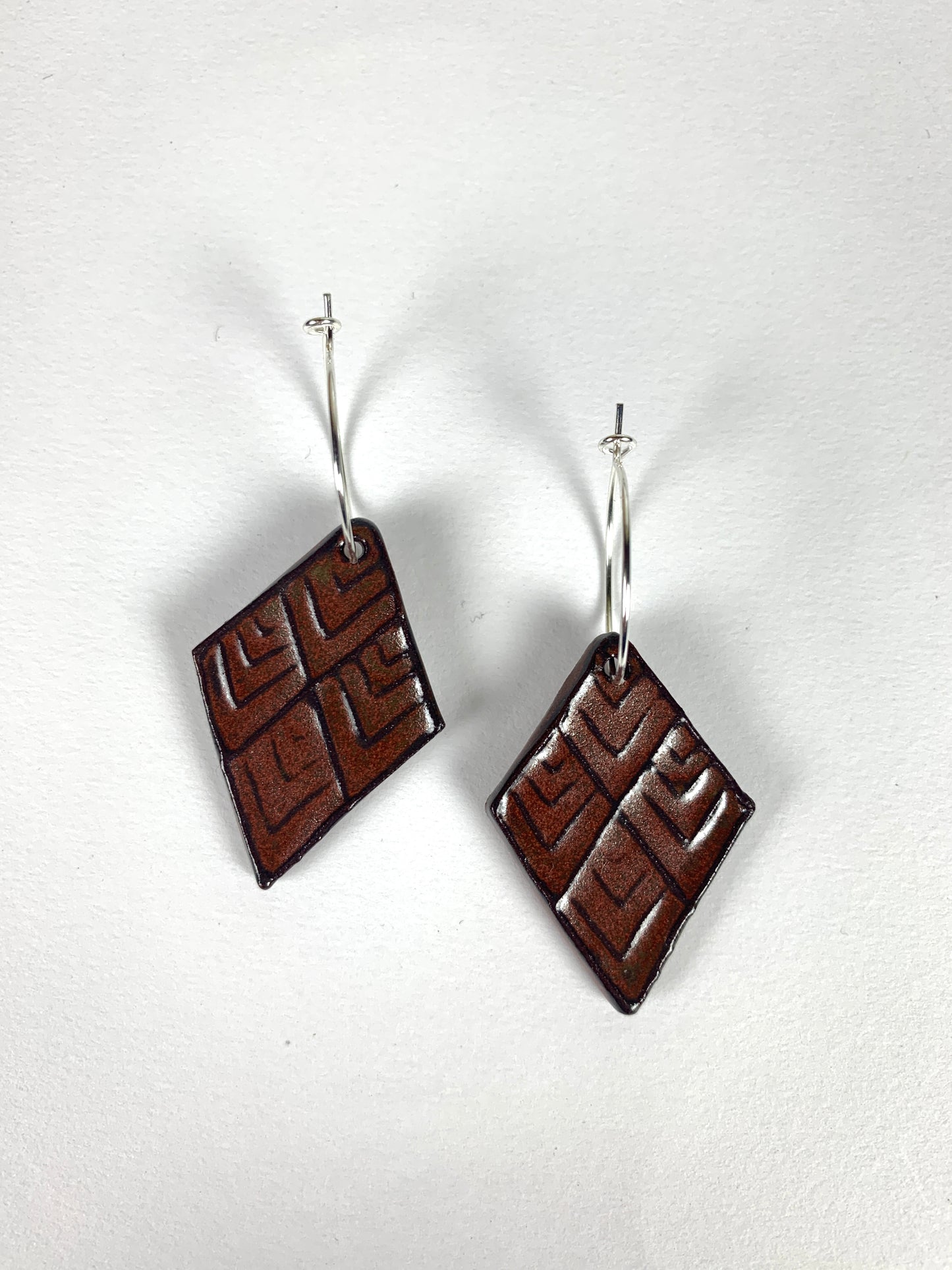 Geometric Diamond Earrings