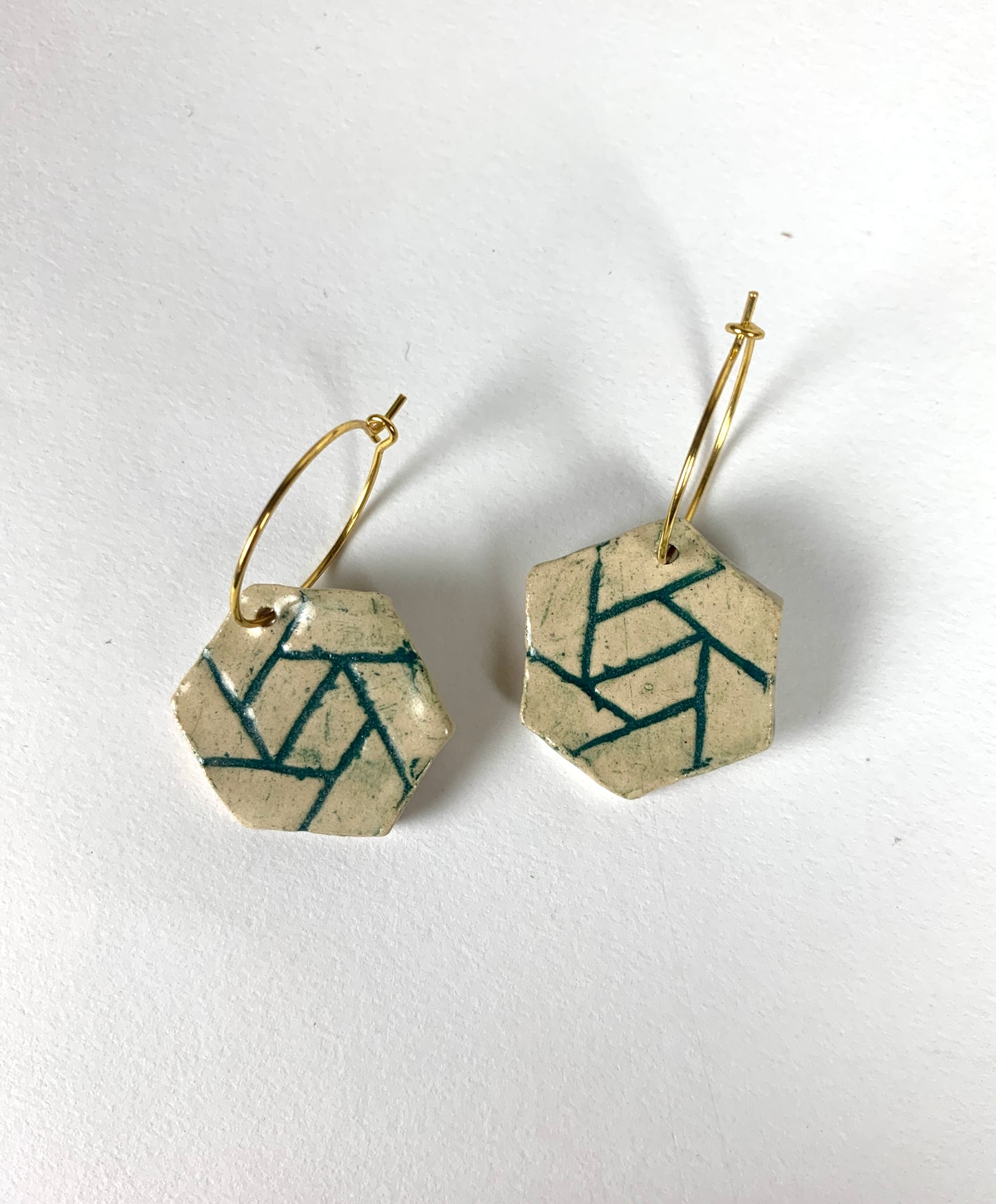 Hexagon Earrings