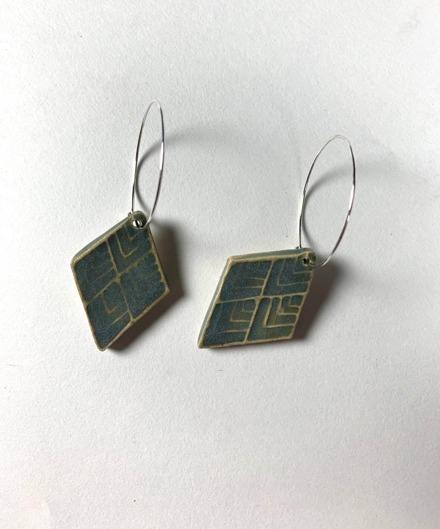 Geometric Diamond Earrings
