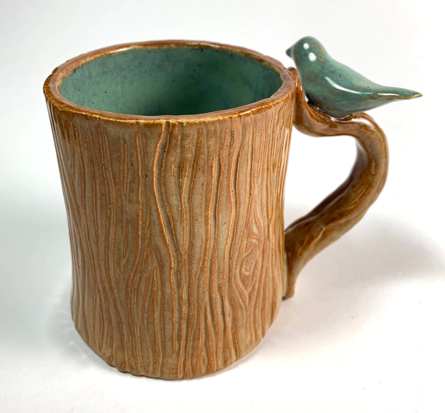 Turquoise Bird Mug