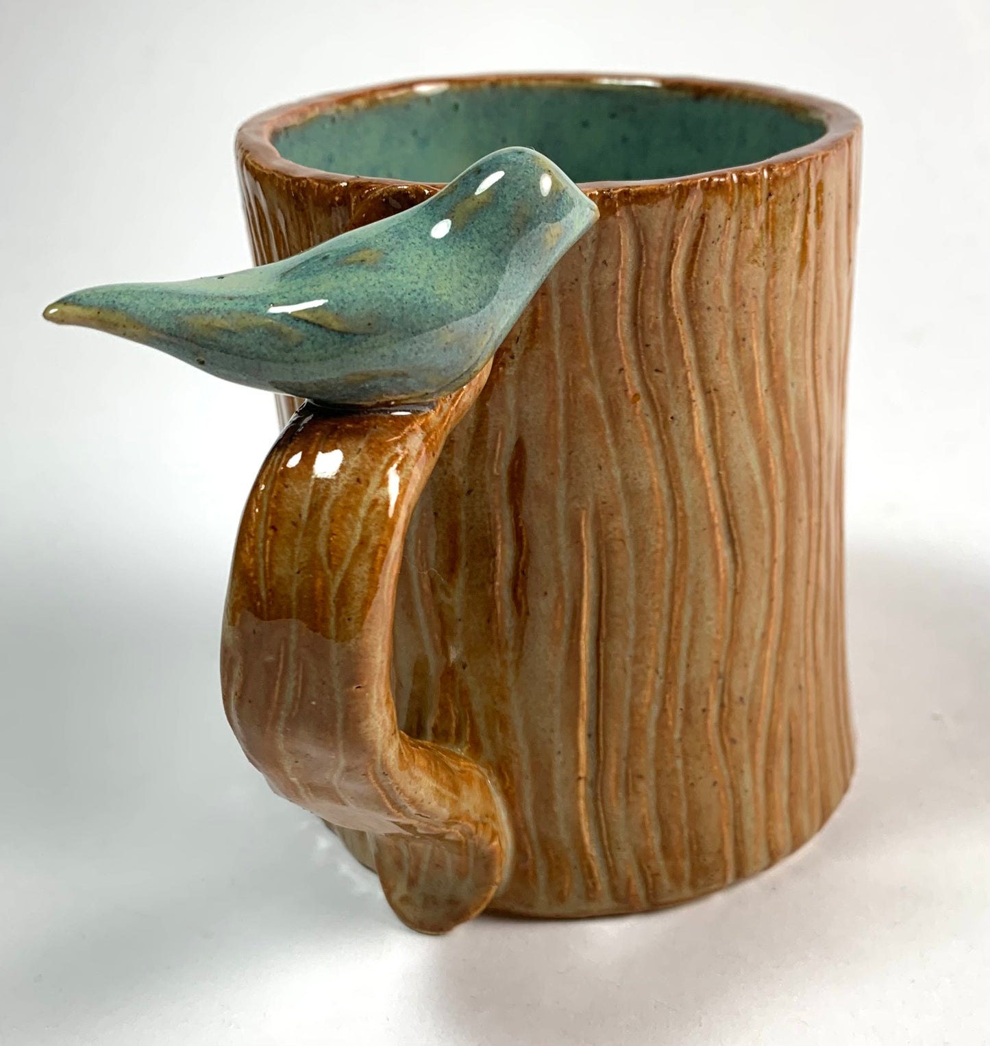 Turquoise Bird Mug
