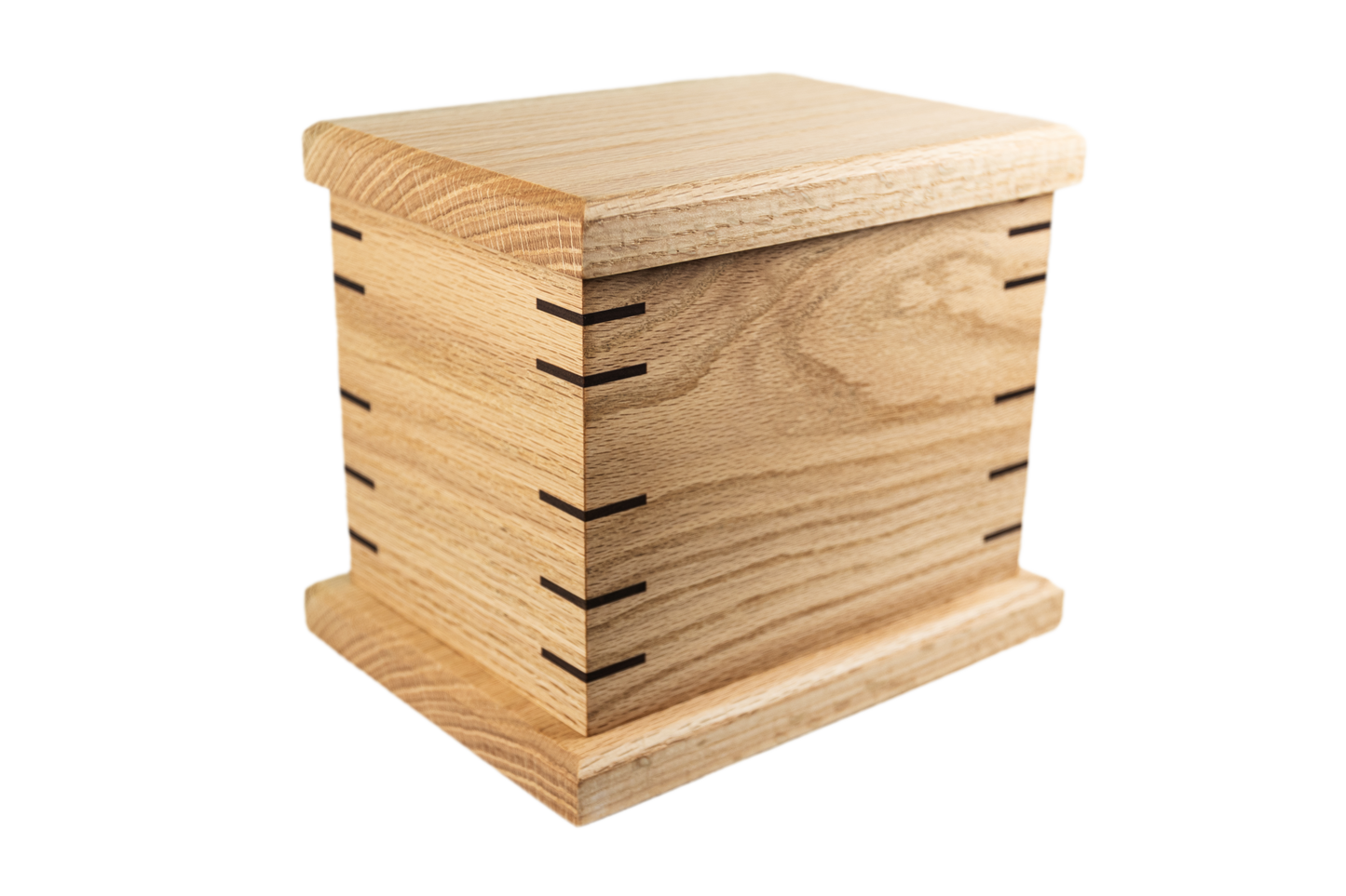 Rectangular Cremation Urn - White Oak