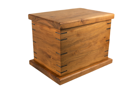 Rectangular Cremation Urn - Cherry