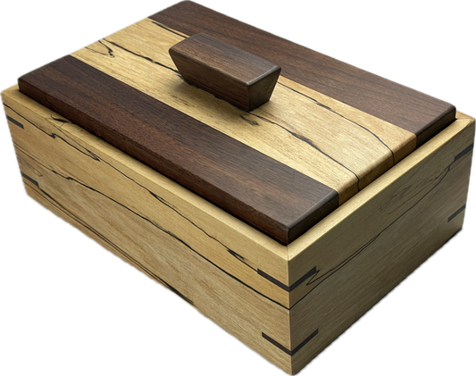 Keepsake Box - Spalted Maple and Black Walnut