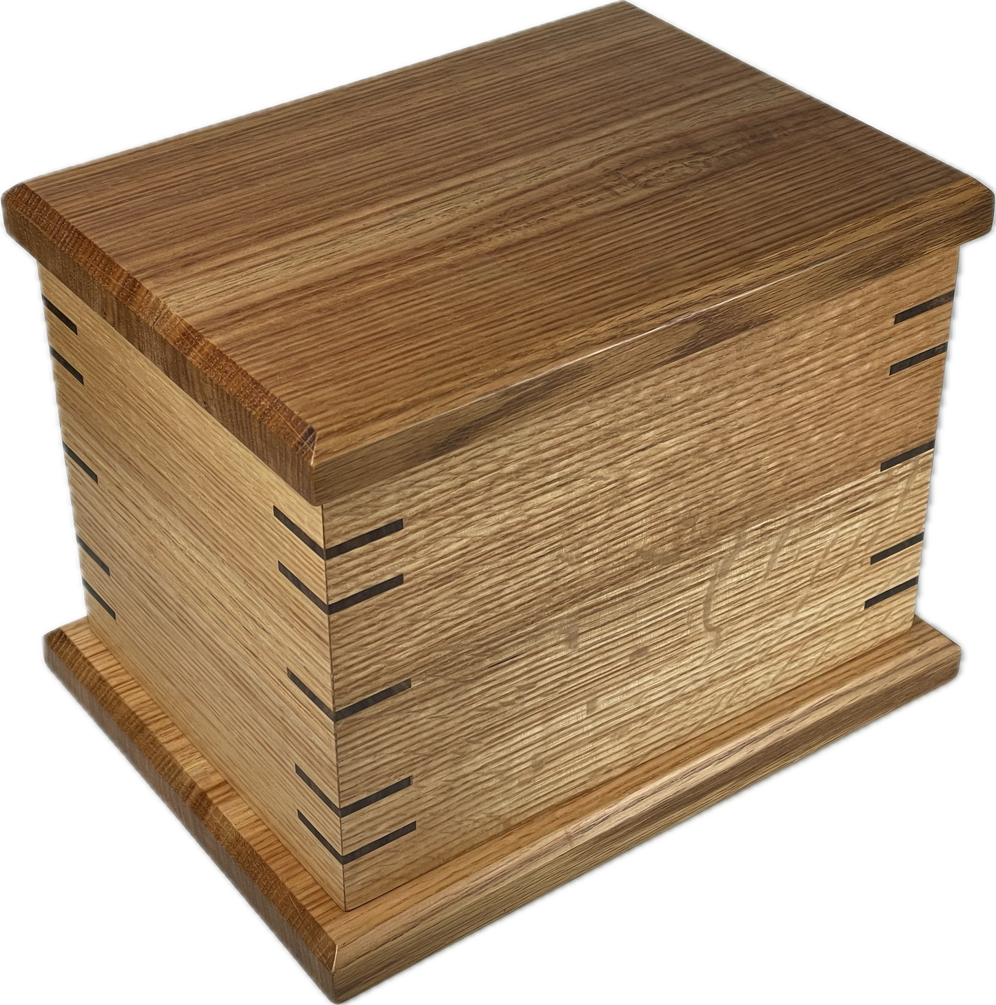 Rectangular Cremation Urn - Oak