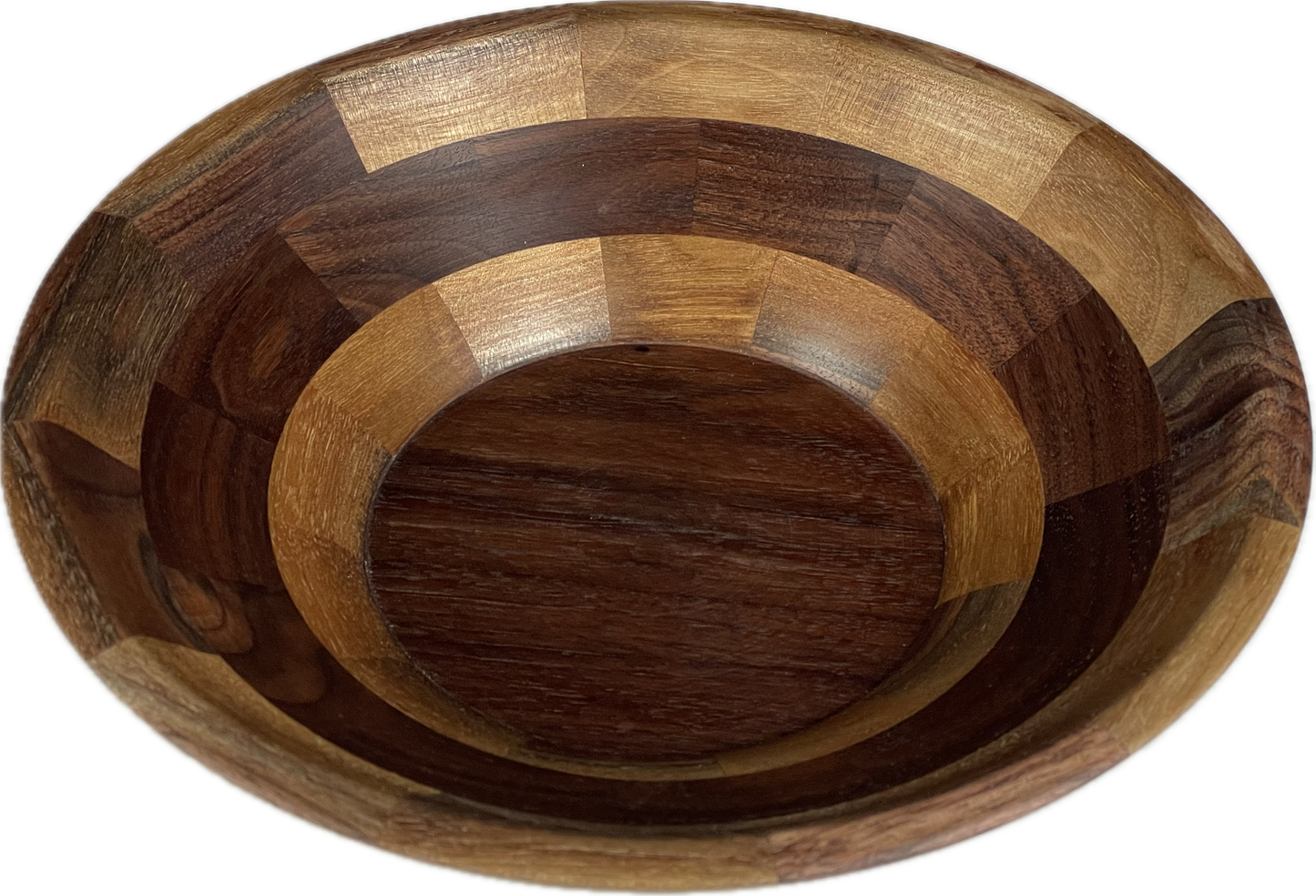 Segmented Walnut Phoenix Bowl