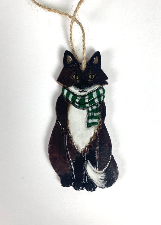 Silver Fox Ornament
