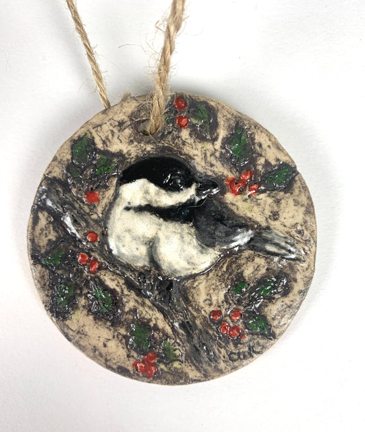Chickadee Ornament
