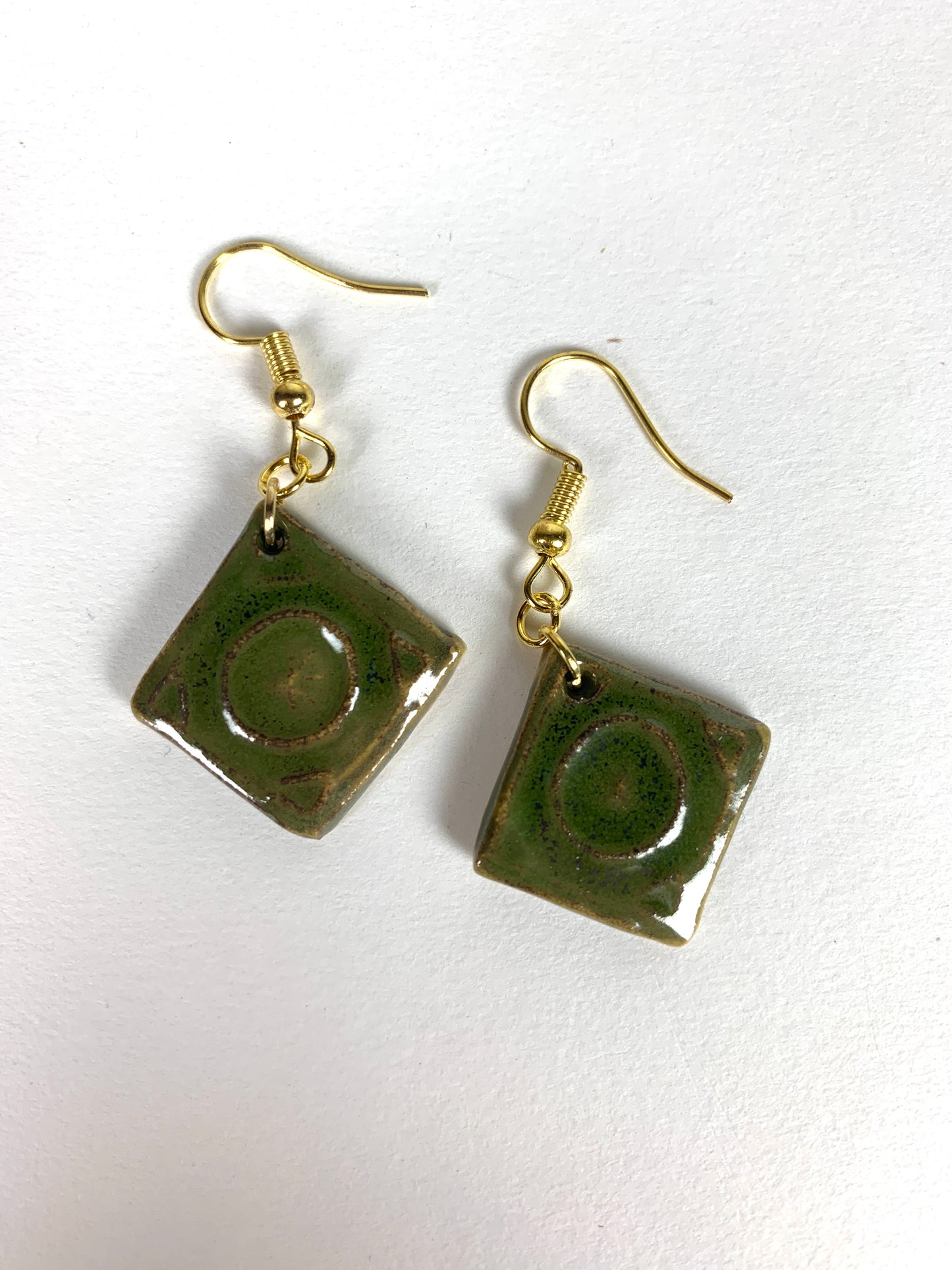 Geometric Diamond Earrings