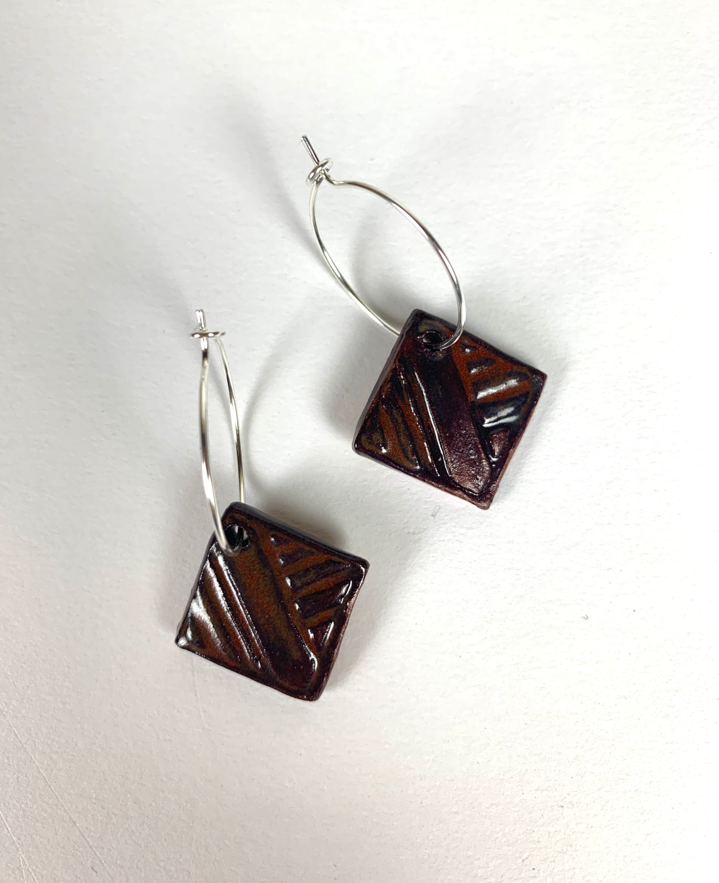 Geometric Diamond Earrings