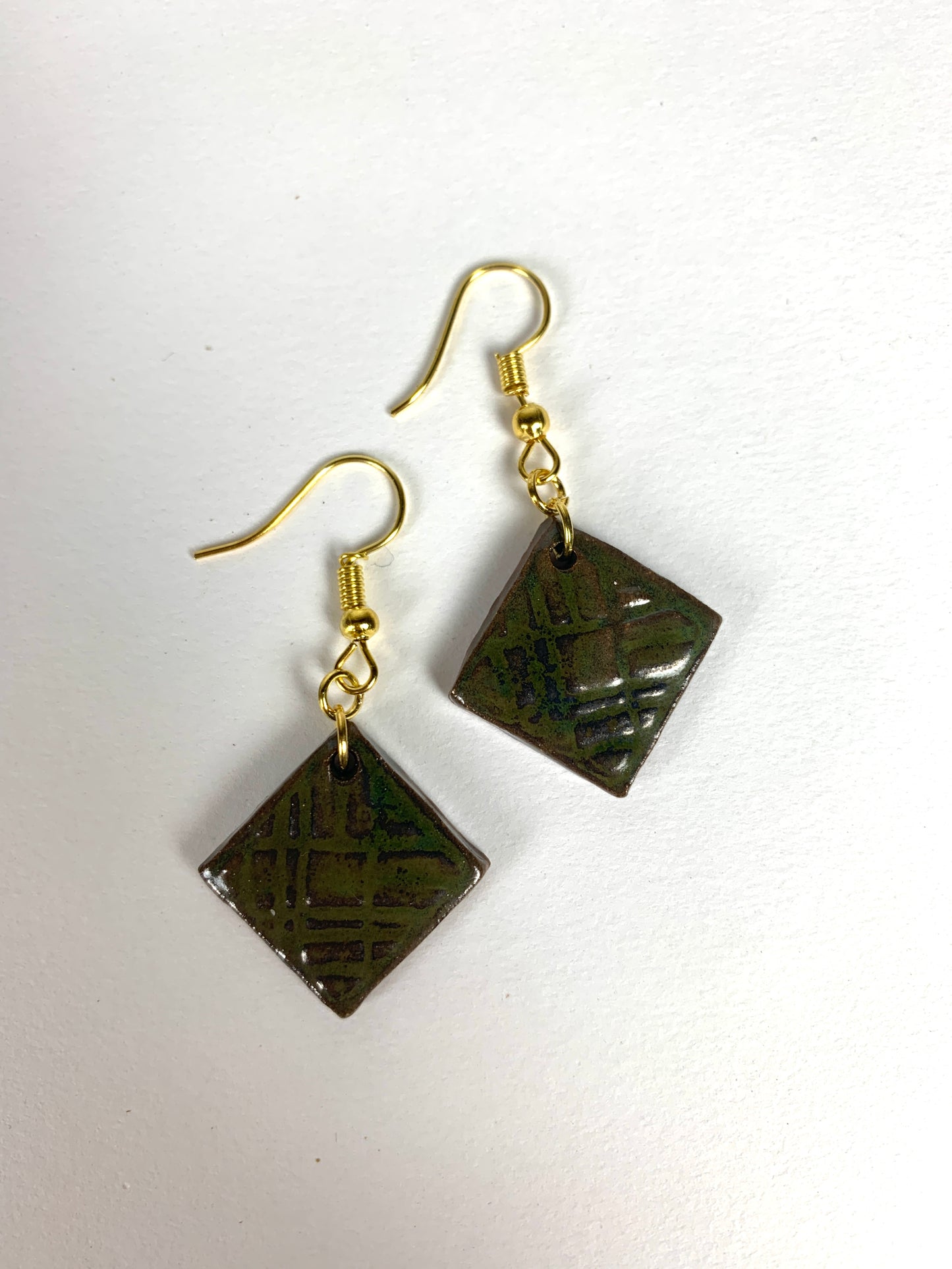 Geometric Diamond Earrings