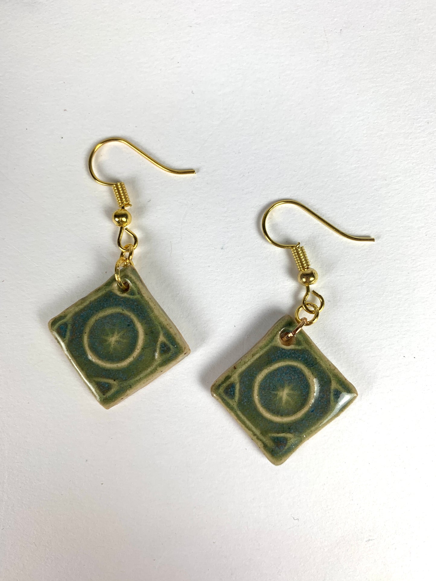 Geometric Diamond Earrings