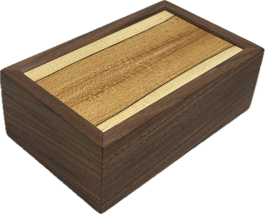Soul Box - Black Walnut and Maple (small)