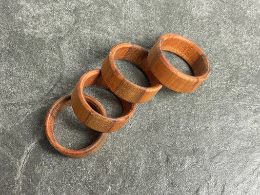 Napkin Rings - Walnut and Cherry