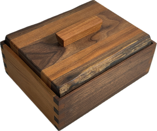 Soul Box - Walnut and Cherry with Finger Joints
