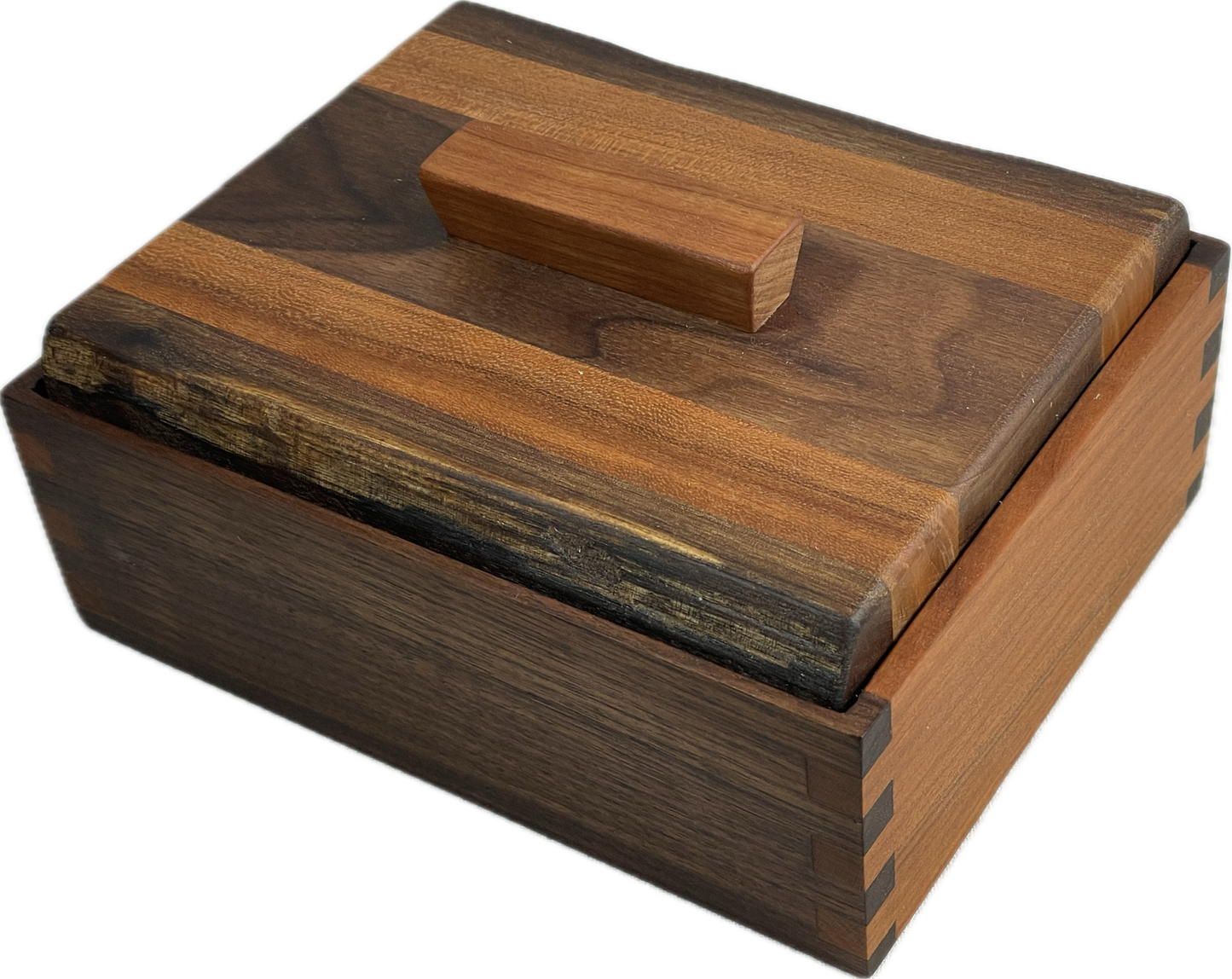 Soul Box - Walnut and Cherry with Finger Joints