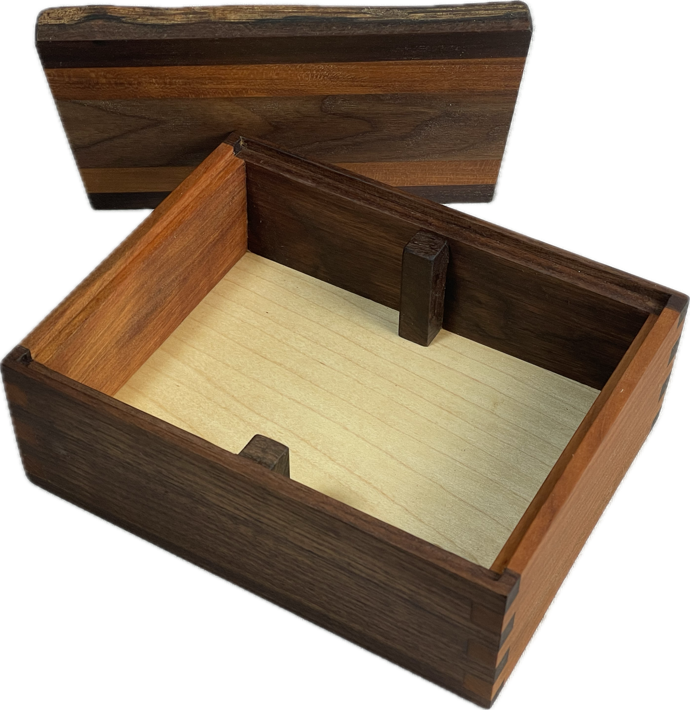 Soul Box - Walnut and Cherry with Finger Joints