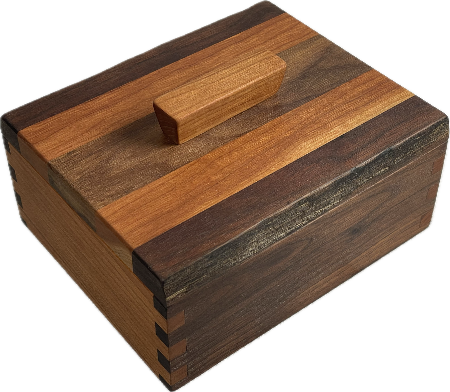 Keepsake Box - Walnut and Cherry with Finger Joints