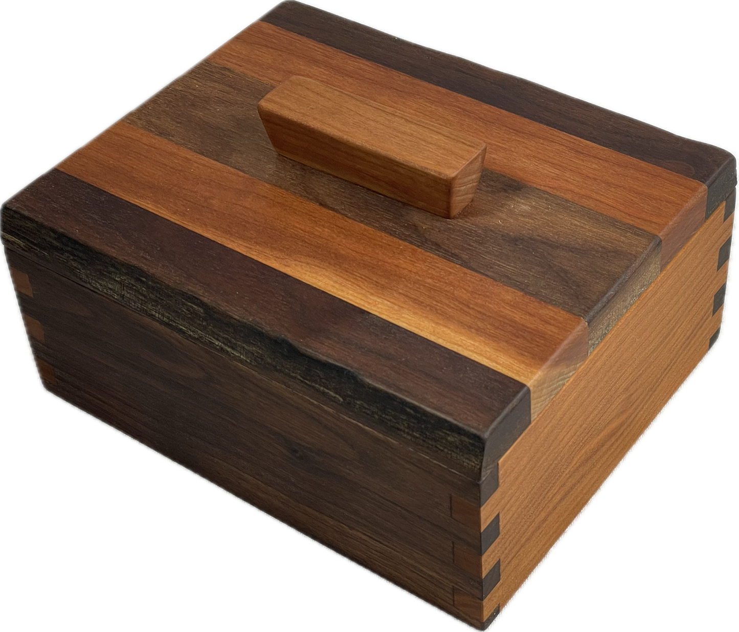 Keepsake Box - Walnut and Cherry with Finger Joints