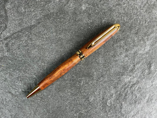 Euro-style Twist Ballpoint Pen - Bubinga
