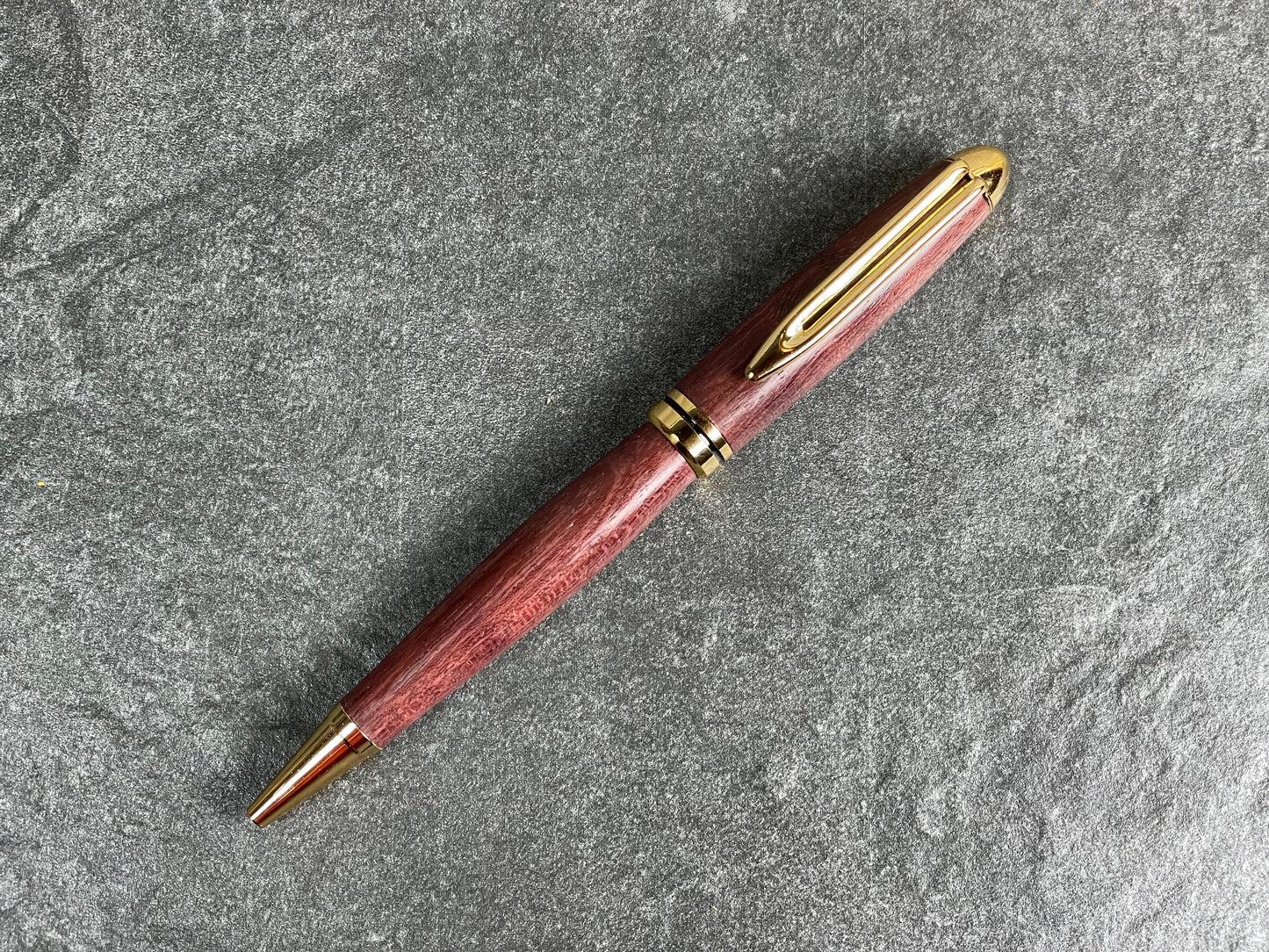 Euro-style Twist Ballpoint Pen - Purpleheart