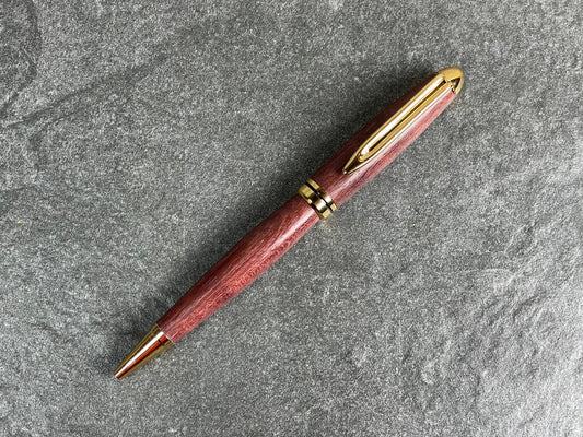 Euro-style Twist Ballpoint Pen - Purpleheart