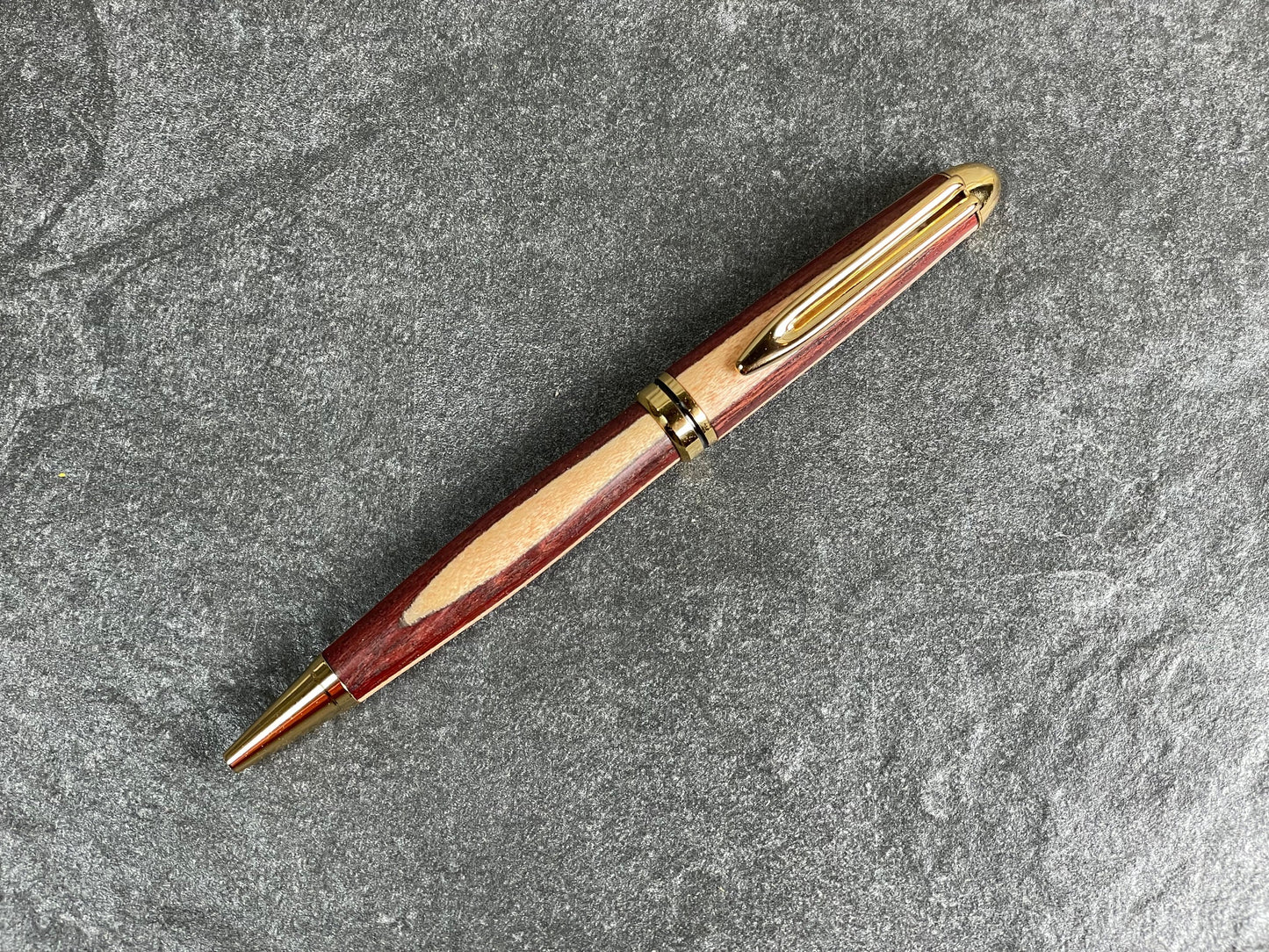 Euro-style Twist Ballpoint Pen - Multi-Wood Laminate