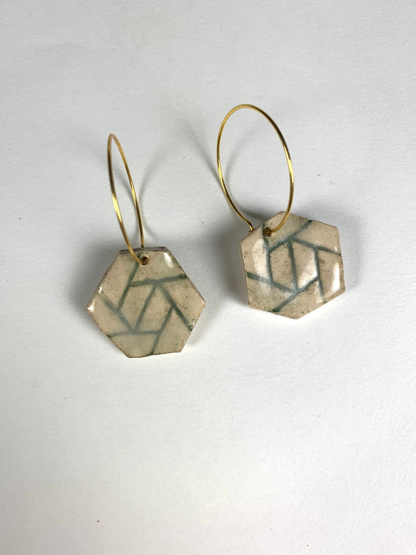Hexagon Earrings