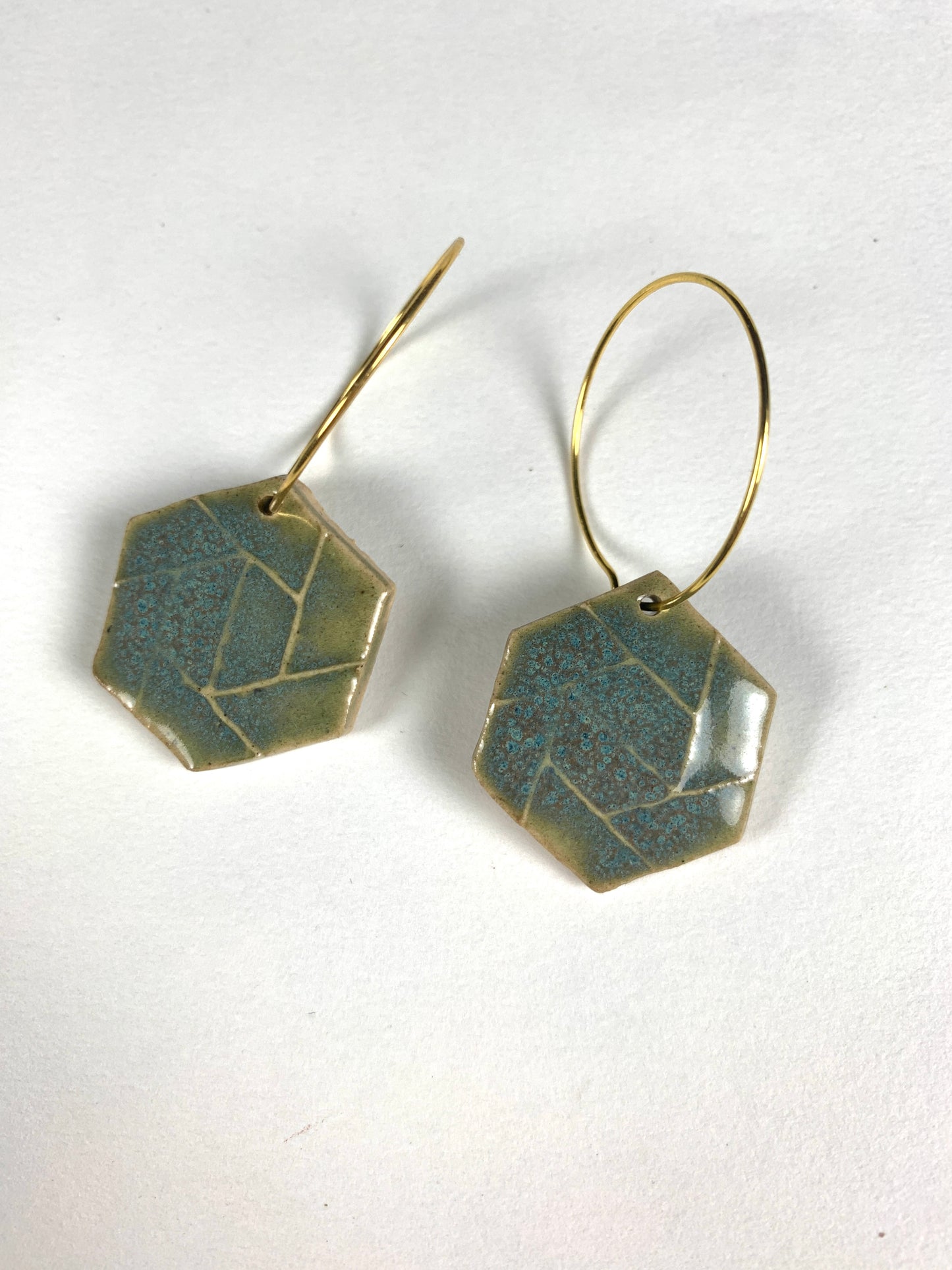 Hexagon Earrings