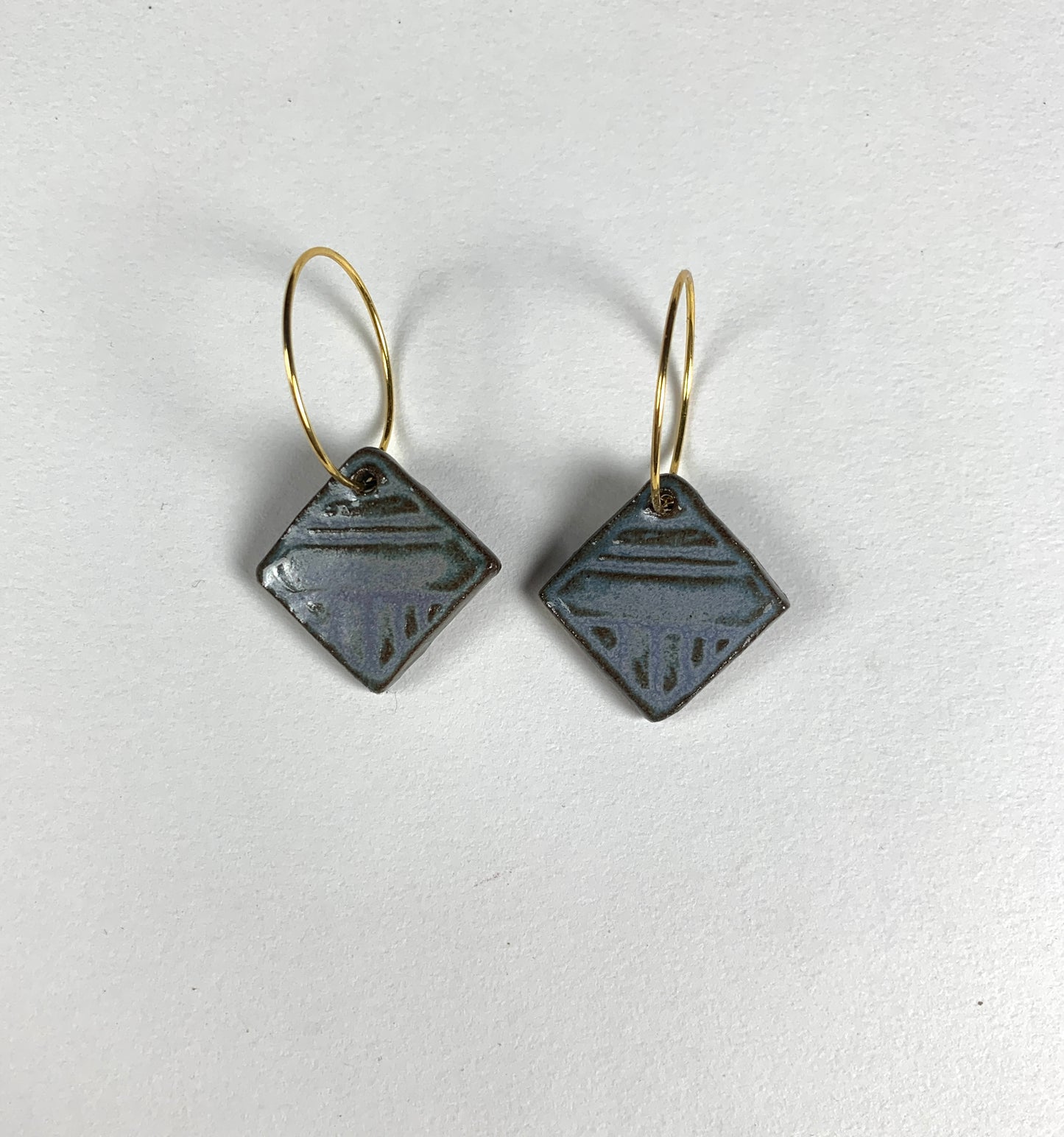 Geometric Diamond Earrings