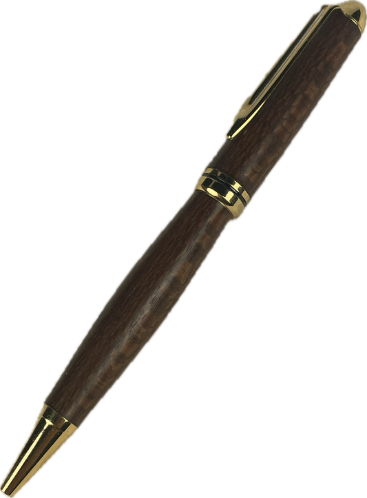 Euro-style Twist Ballpoint Pen - Leopardwood