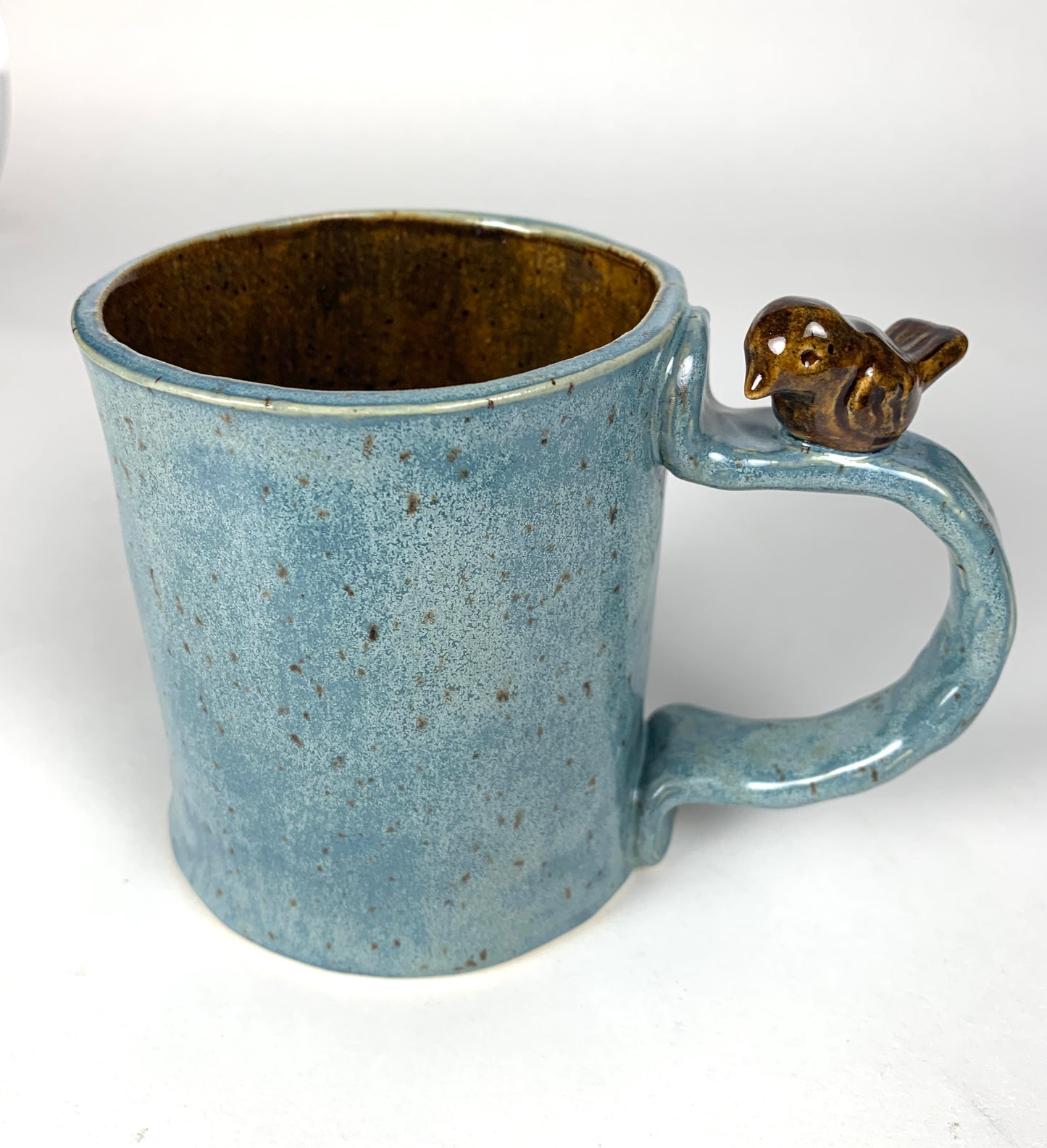 Teal Bird Mug