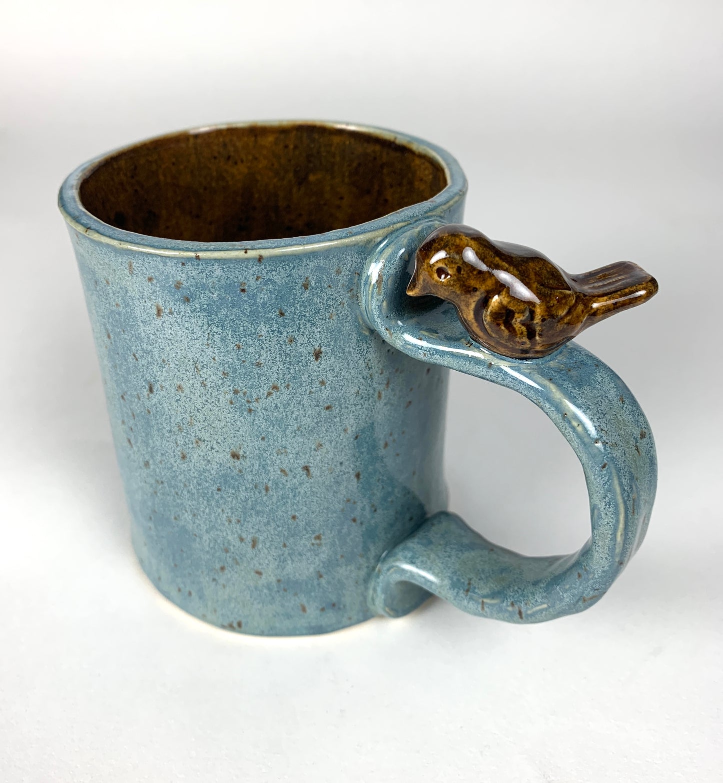 Teal Bird Mug