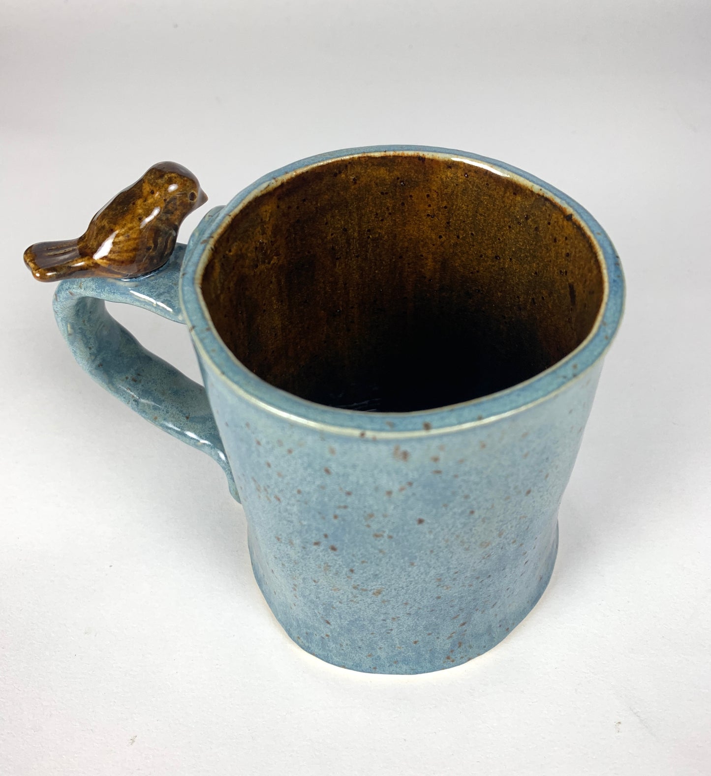 Teal Bird Mug