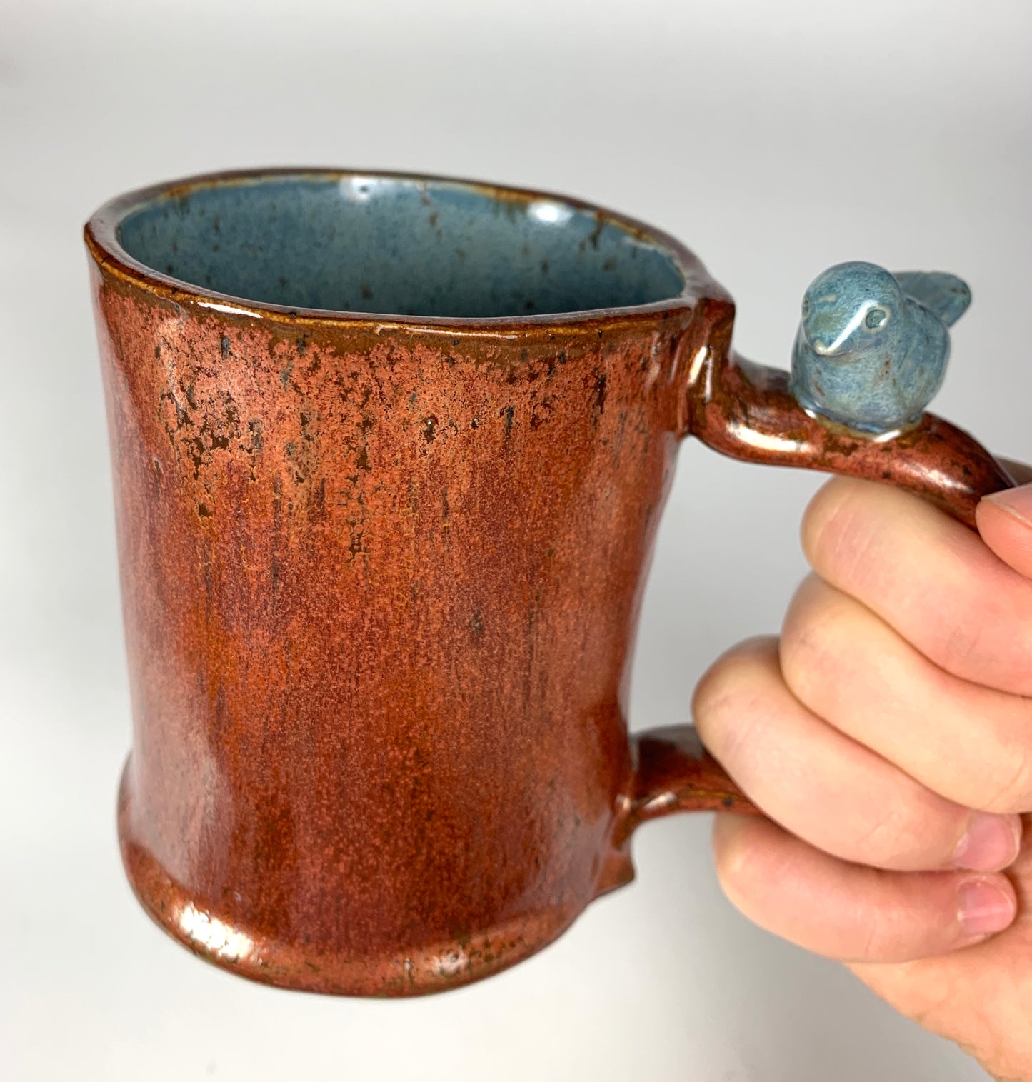 Copper Bird Mug