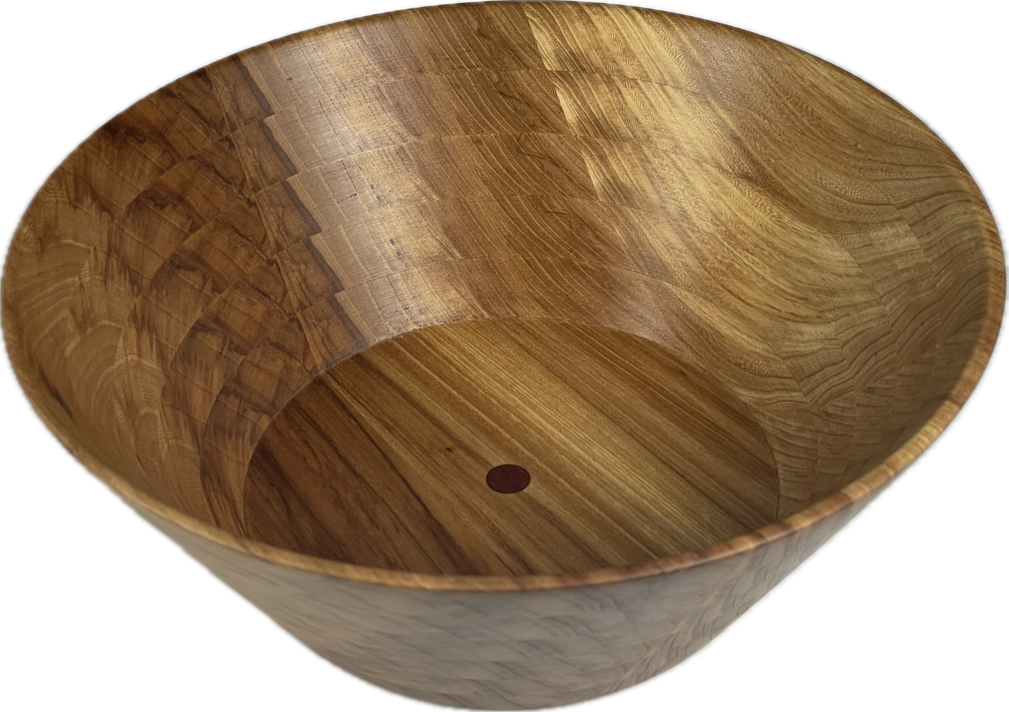 Large Sweet Gum Bowl with Padauk Accent