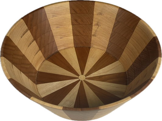 Maple and Cherry Pinwheel Bowl